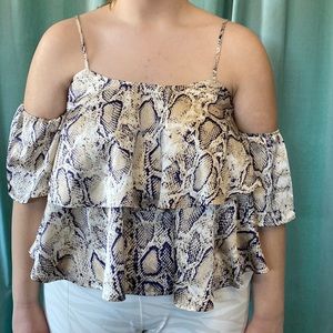 Tiered shirt with lots of flow